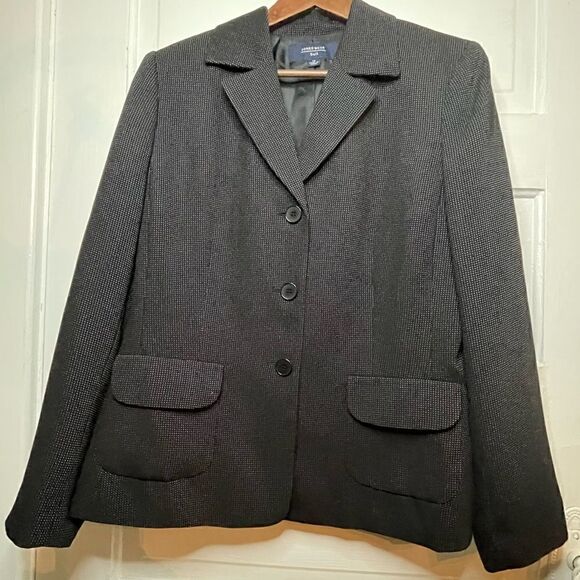 Jones Wear Micro Polka Dot Blazer - Picture 6 of 9